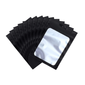 Bolsa flat color negro - 10x15