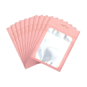 Bolsa flat color rosa - 10x15